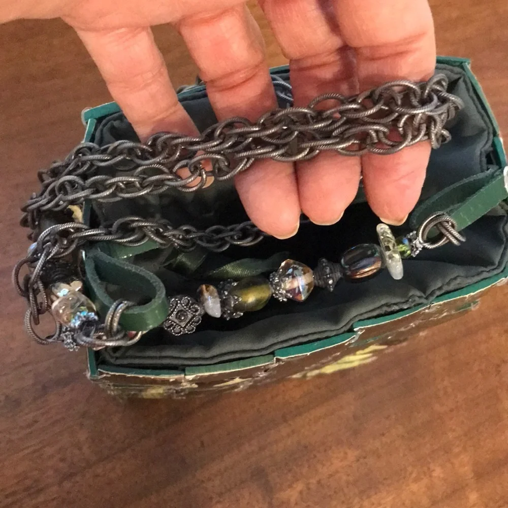 Uniquely Hand Painted Crossbody Bag